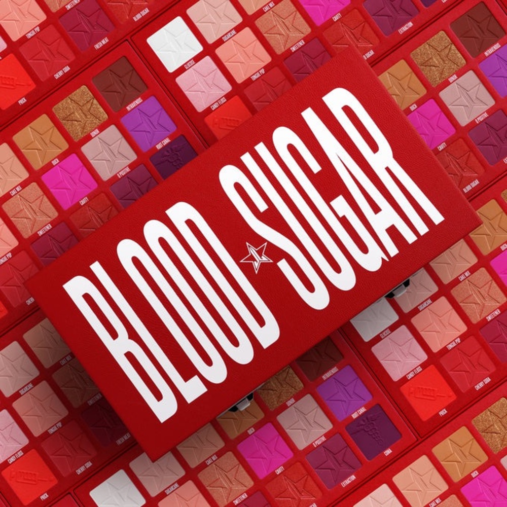 NWT/BOX Blood Sugar Eyeshadow Palette - Red by Jeffree Star